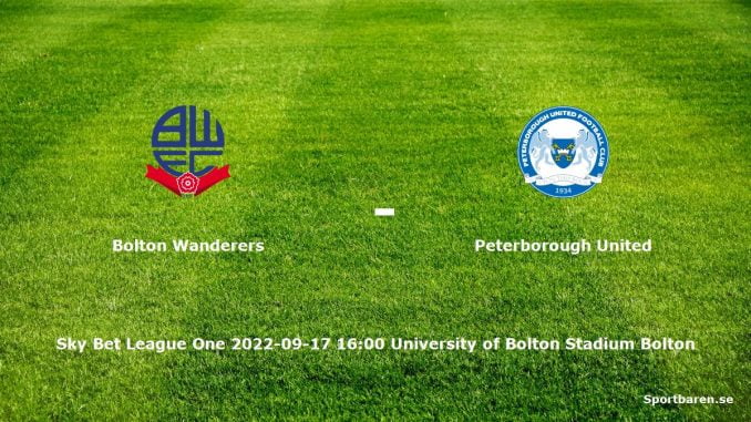 Bolton Wanderers - Peterborough United 2023-09-23