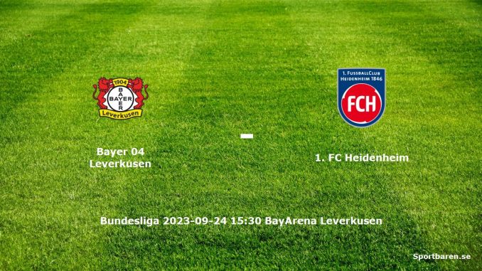 Bayer 04 Leverkusen - 1. FC Heidenheim 2023-09-24