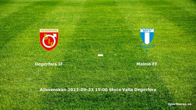 Degerfors IF - Malmö FF 2023-09-23