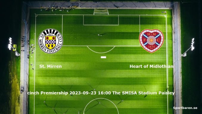 St. Mirren - Heart of Midlothian 2023-09-23